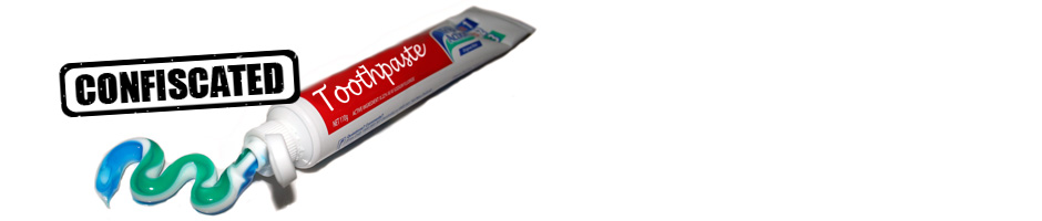 Confiscated Toothpaste