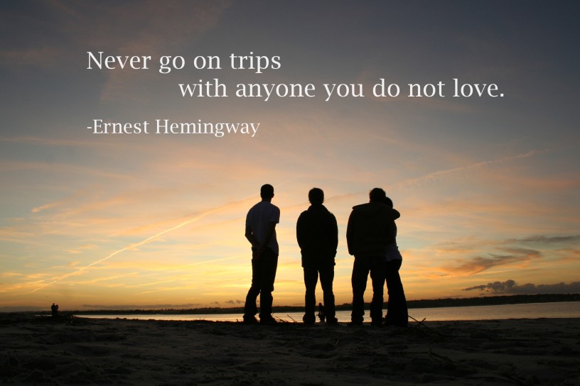 Wrightsville Beach, North Carolina, USA, Travel Memes,"Never go on trips with anyone you do not love." -Ernest Hemingway