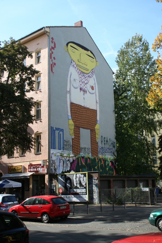 Yellow Man, by Os Gemeos, Kreuzberg, Berlin