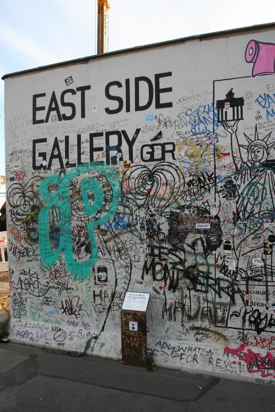 The East Side Gallery, Friedrichshain, Berlin