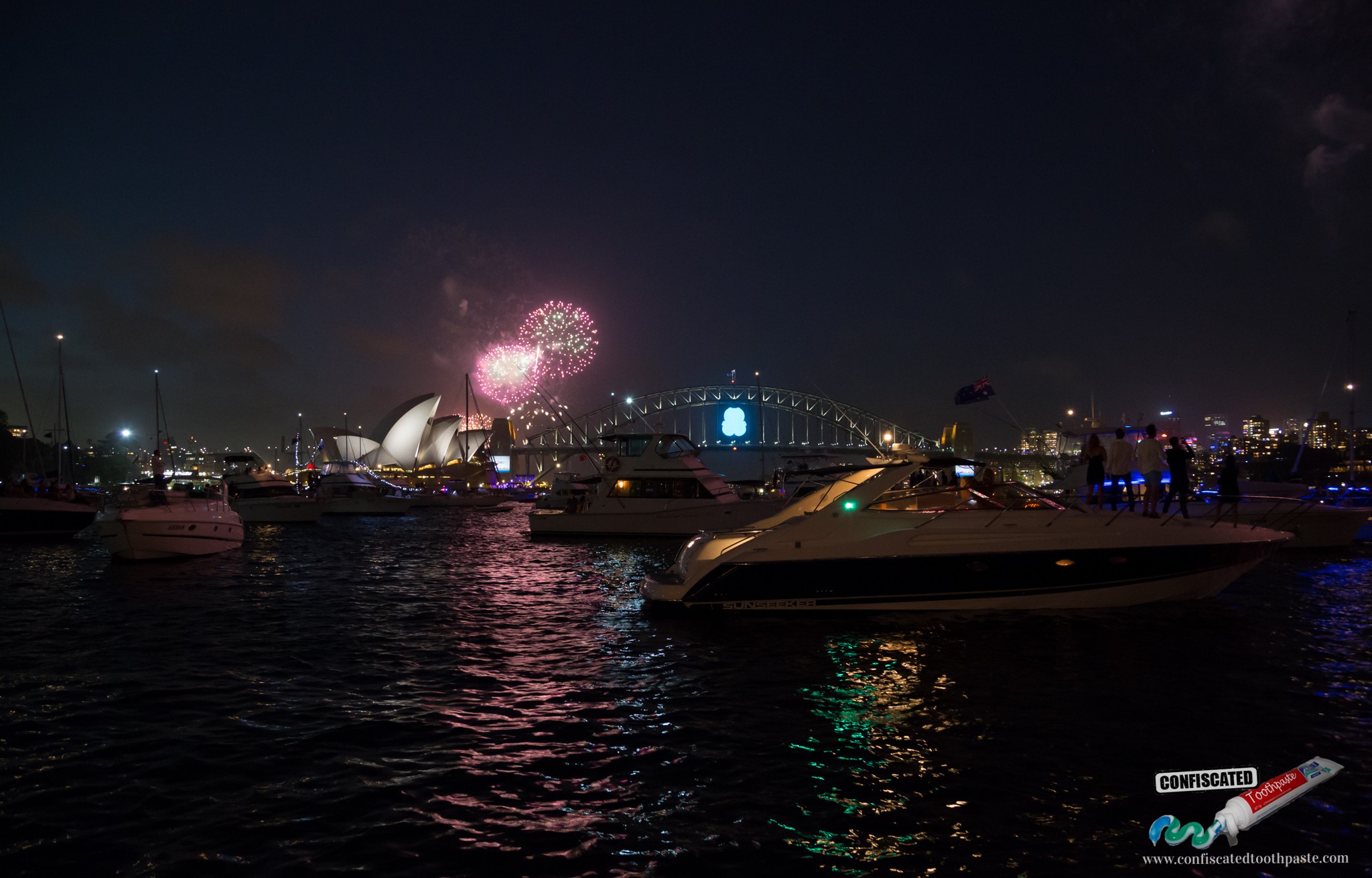 Sydney Harbour New Year's Eve 2015 Fireworks