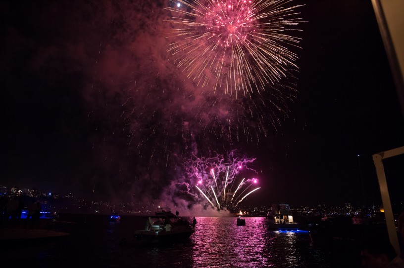 Sydney Harbour New Year's Eve 2015 Fireworks