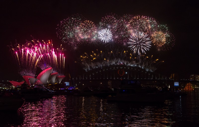 Sydney Harbour New Year's Eve 2015 Fireworks