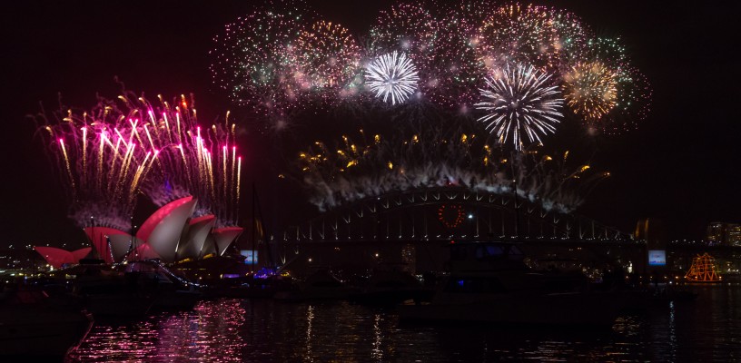 Sydney Harbour New Year's Eve 2015 Fireworks