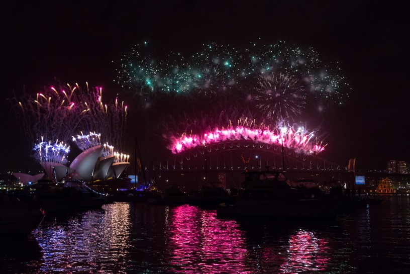 Sydney Harbour New Year's Eve 2015 Fireworks