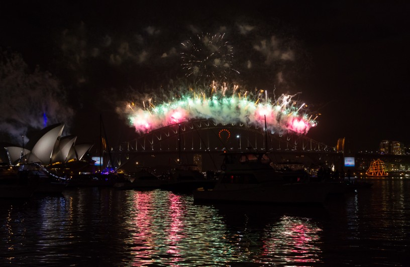 Sydney Harbour New Year's Eve 2015 Fireworks