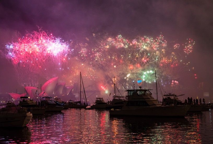 Sydney Harbour New Year's Eve 2015 Fireworks