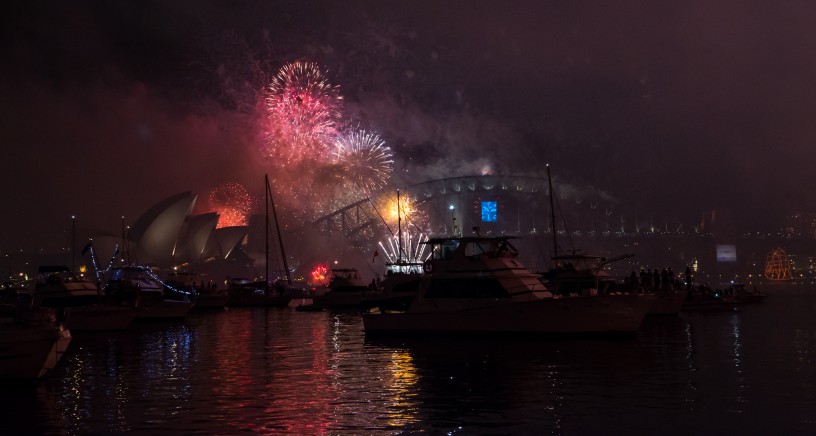 Sydney Harbour New Year's Eve 2015 Fireworks