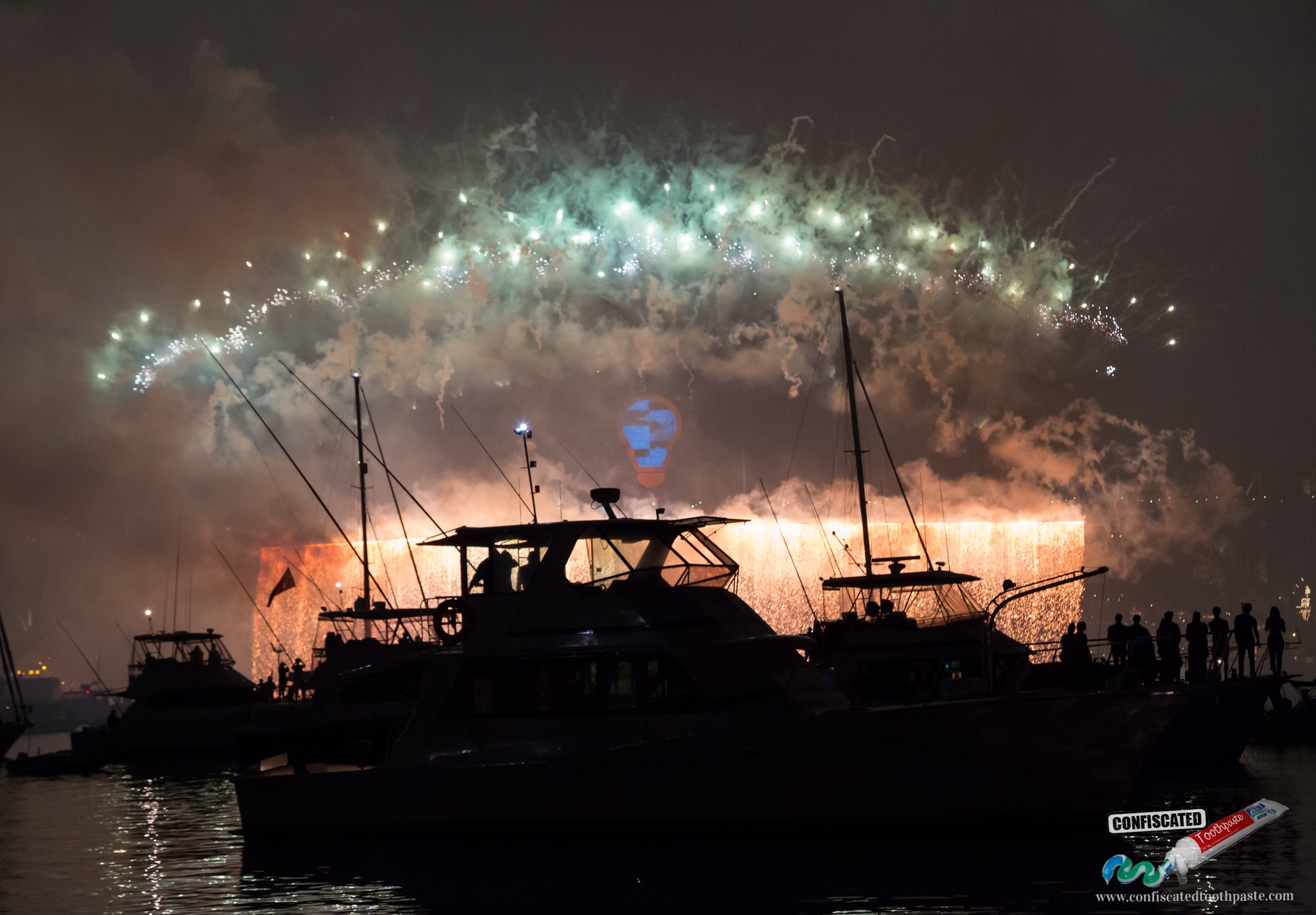 Sydney Harbour New Year's Eve 2015 Fireworks