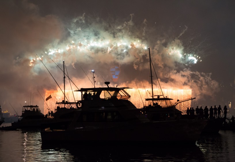 Sydney Harbour New Year's Eve 2015 Fireworks