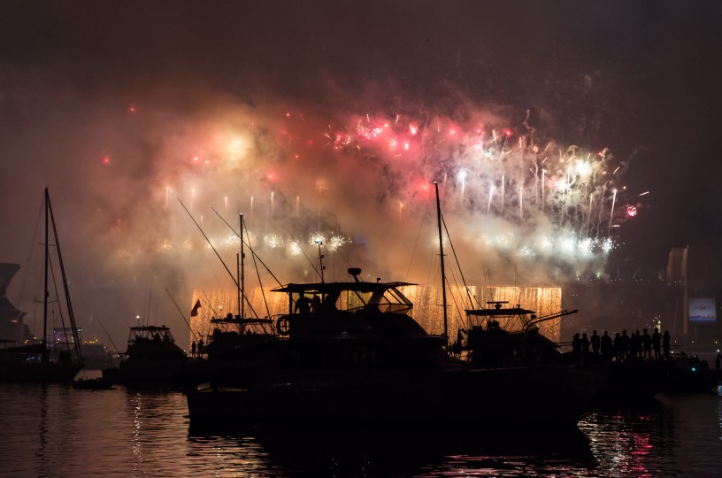 Sydney Harbour New Year's Eve 2015 Fireworks