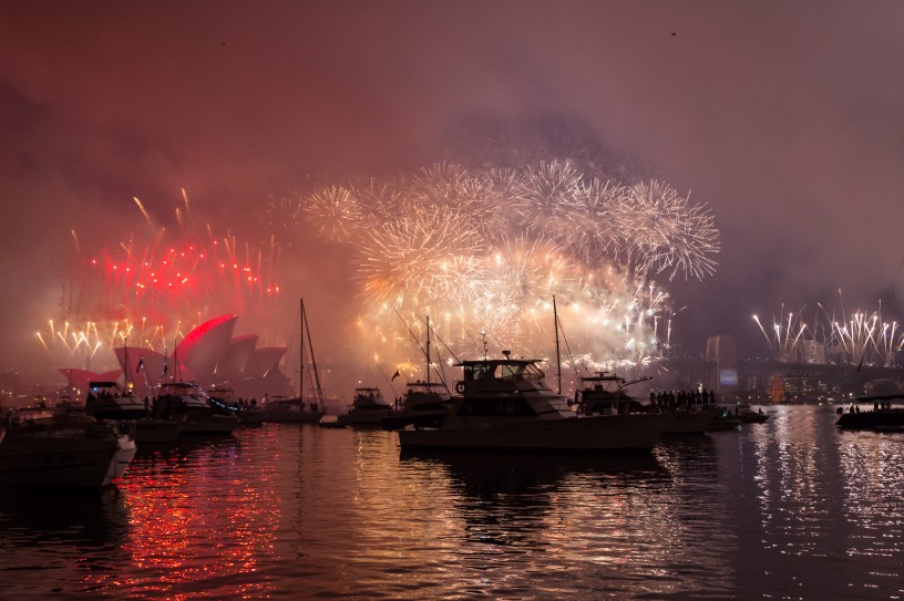 Sydney Harbour New Year's Eve 2015 Fireworks #27