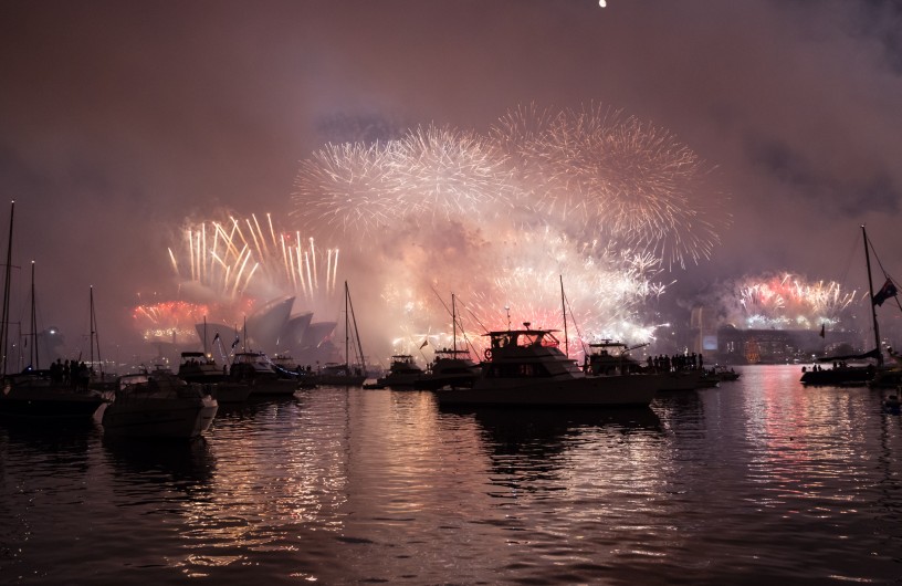 Sydney Harbour New Year's Eve 2015 Fireworks