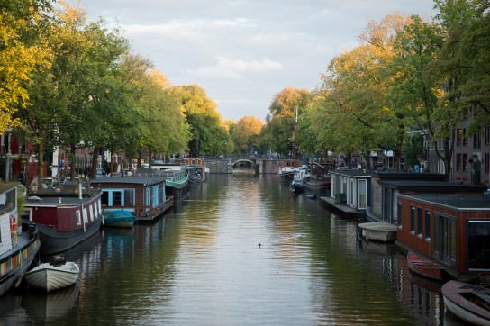 Houseboat life, Amsterdam