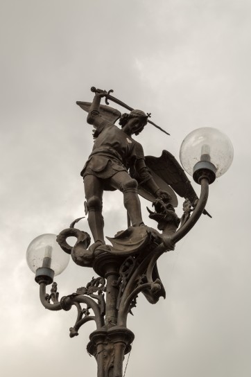 Lightpost in Ghent