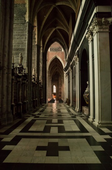 Inside St. Bavo's Cathedral