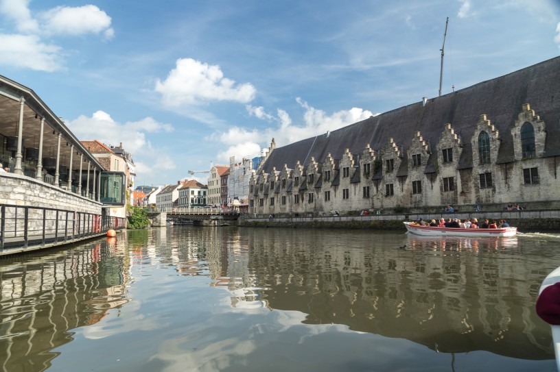 Ghent Storehouses on Canal Cruise, Belgium