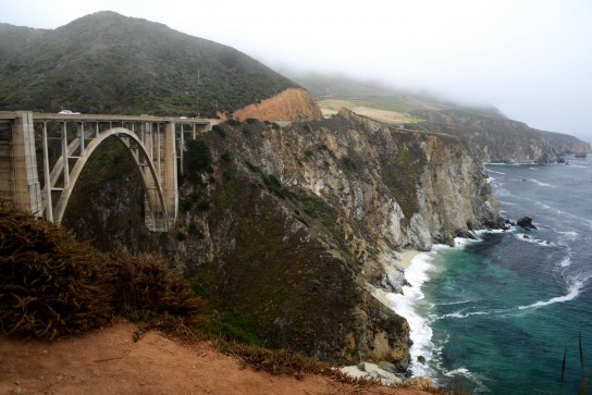 View of Bixby Bridge. Photo: Rob Gibbs