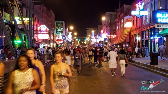 Saturday night on Beale Street
