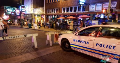 Police Car, Beale Street, Memphis USA