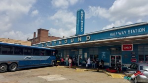 A cool art deco bus station in Jackson, Tennessee