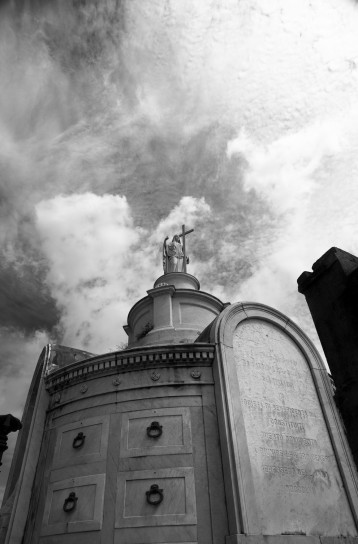 Italian community crypt in St. Louis Cemetery 1