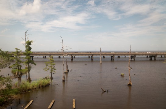 Rounding Lake Pontchartrain