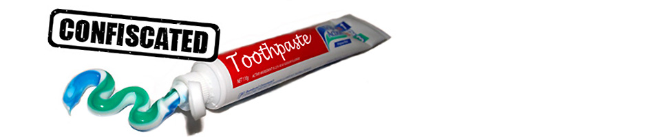 Confiscated Toothpaste