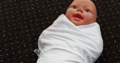 Wrapped Baby Face