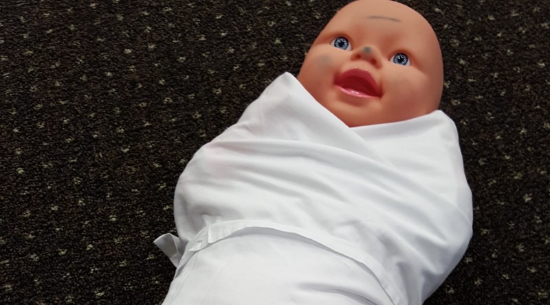 Wrapped Baby Face