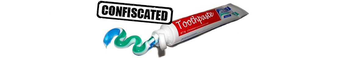Confiscated Toothpaste